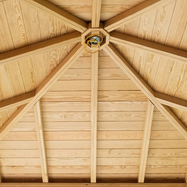 Unfinished Exposed Rafters